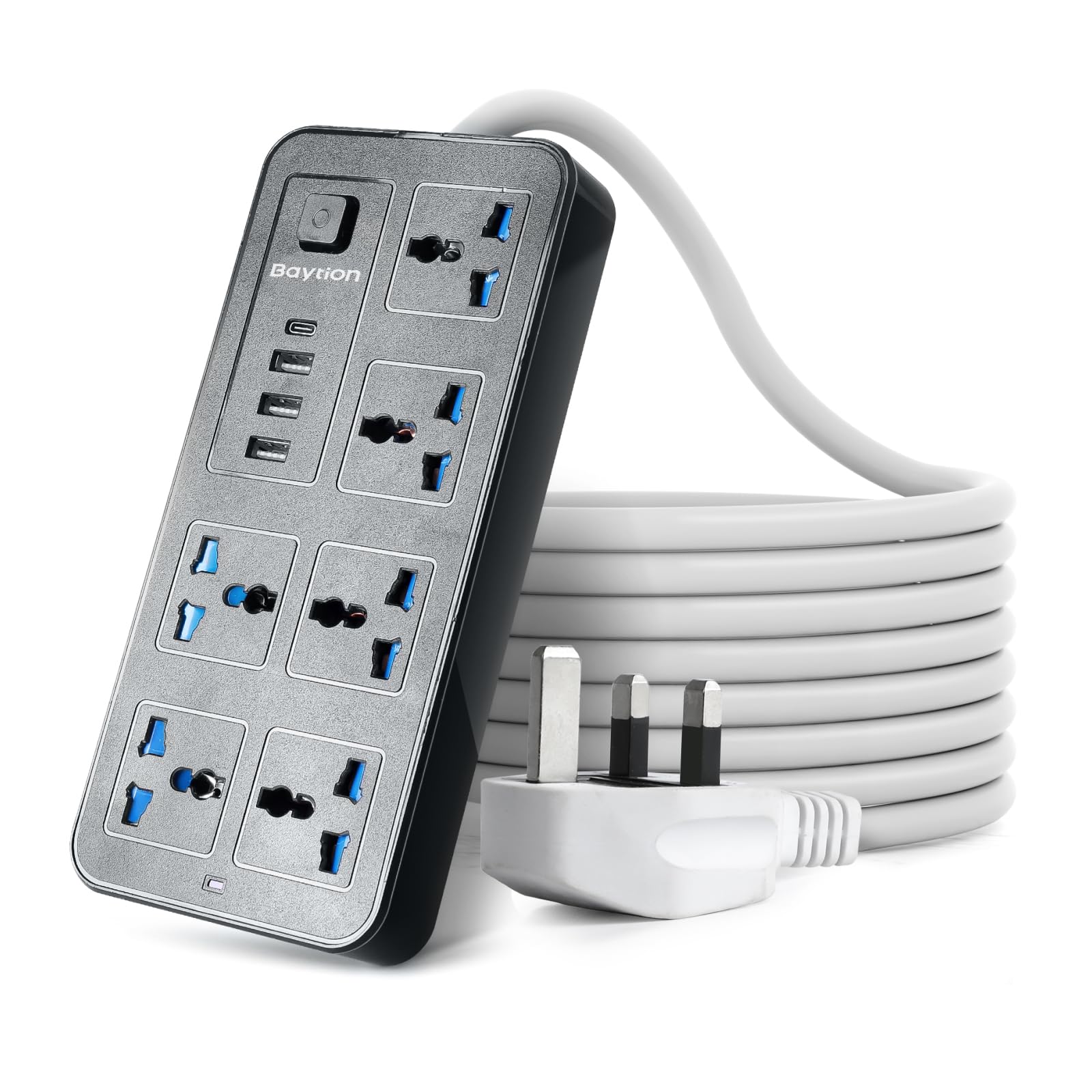 2803 BLACK 3 INPUT UNIVERSAL 3 USB 5M