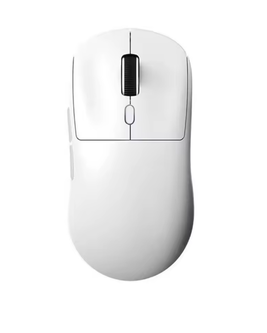 M348 is a lightweight (approx. 65g), ergonomic wireless gaming mouse featuring dual-mode connectivity (2.4GHz USB dongle + Bluetooth)