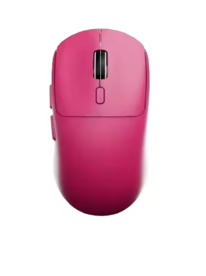 M348 is a lightweight (approx. 65g), ergonomic wireless gaming mouse featuring dual-mode connectivity (2.4GHz USB dongle + Bluetooth)