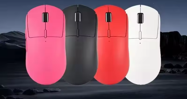 M348 is a lightweight (approx. 65g), ergonomic wireless gaming mouse featuring dual-mode connectivity (2.4GHz USB dongle + Bluetooth)